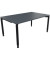 Schreibtisch All in One, manuell höhenverstellbar, 68-82cm (H), 160x100cm (BxT), rechteckig, lavagrau / anthrazit metallic