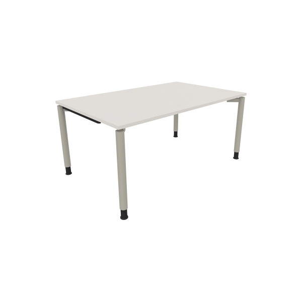 4003969082229 - Schreibtisch All in One 810038901 höhenverstellbar 68-82cm (H) rechteckig diamantweiß   silberaluminium 4003969082229 Soennec