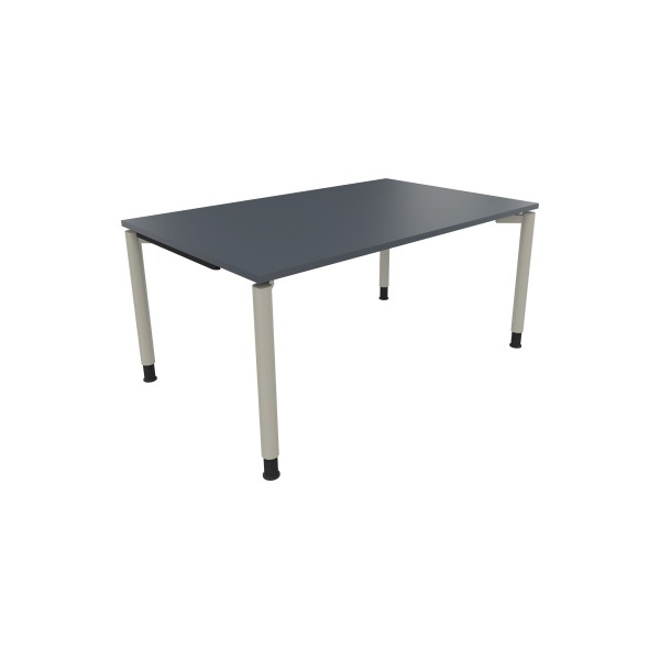 4003969082311 - Schreibtisch All in One 810038982 höhenverstellbar 68-82cm (H) rechteckig lavagrau   silberaluminium 4003969082311 Soennecken