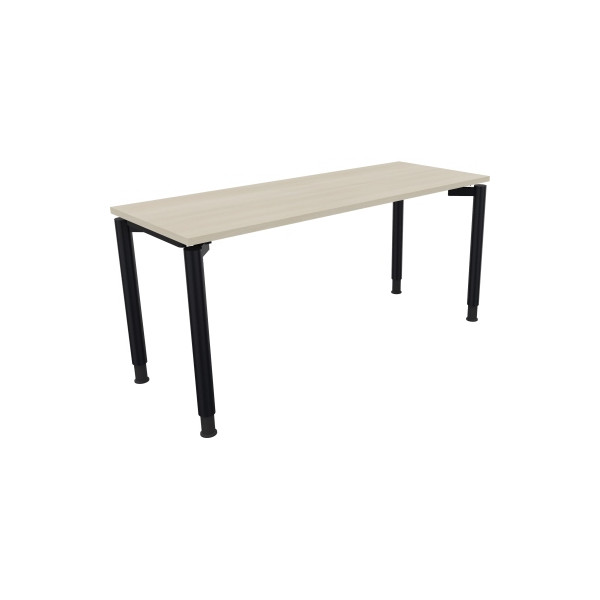 4003969082342 - Schreibtisch All in One 810039172 höhenverstellbar 68-82cm (H) rechteckig akazie hell   anthrazit metallic 4003969082342 Soen