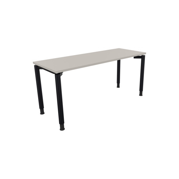4003969081840 - Schreibtisch All in One 810039181 höhenverstellbar 68-82cm (H) rechteckig lichtgrau   anthrazit metallic 4003969081840 Soenne