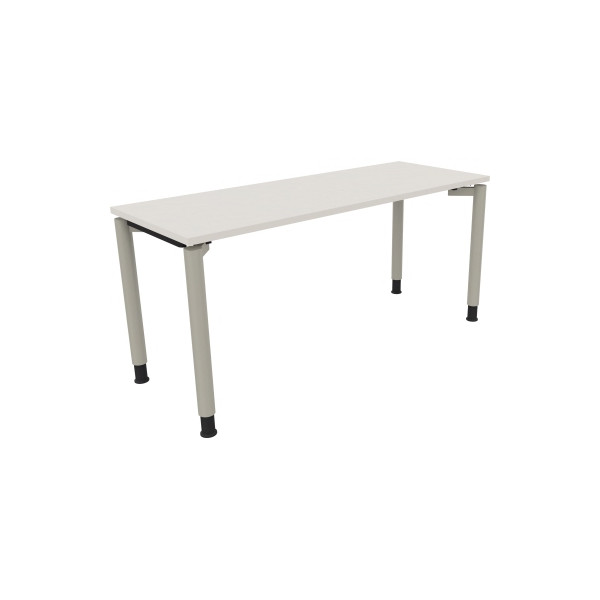 4003969081895 - Schreibtisch All in One 810039201 höhenverstellbar 68-82cm (H) rechteckig diamant weiß   silberaluminium 4003969081895 Soenne