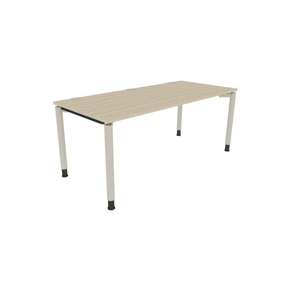 4003969081758 - Schreibtisch All in One 810039271 höhenverstellbar 68-82cm (H) rechteckig eiche natur   silberaluminium 4003969081758 Soennec