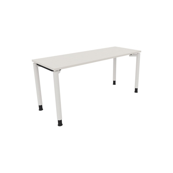 4003969081857 - Schreibtisch All in One 810039301 höhenverstellbar 68-82cm (H) rechteckig diamant weiß   verkehrsweiß 4003969081857 Soennecke