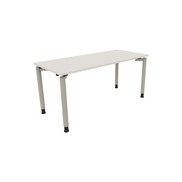 4003969082595 - Schreibtisch All in One 810039501 höhenverstellbar 68-82cm (H) rechteckig diamant weiß   silberaluminium 4003969082595 Soenne