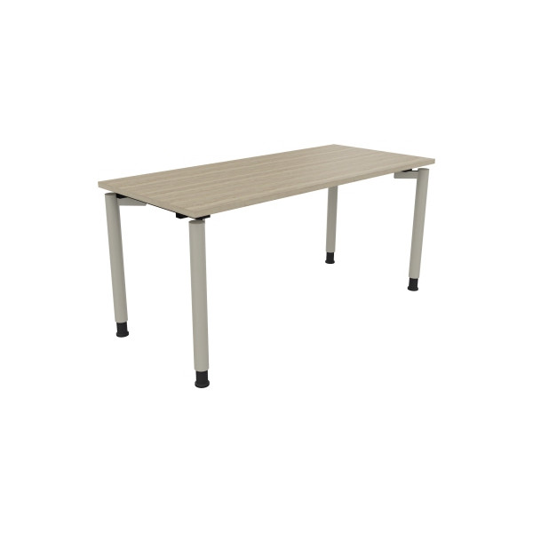 4003969082496 - Schreibtisch All in One 810039571 höhenverstellbar 68-82cm (H) rechteckig eiche natur   silberaluminium 4003969082496 Soennec