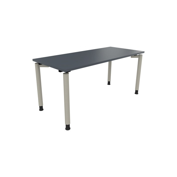 4003969082502 - Schreibtisch All in One 810039582 höhenverstellbar 68-82cm (H) rechteckig lavagrau   silberaluminium 4003969082502 Soennecken