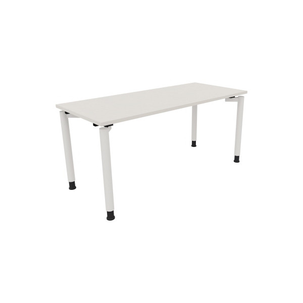 4003969082465 - Schreibtisch All in One 810039601 höhenverstellbar 68-82cm (H) rechteckig diamant weiß   verkehrsweiß 4003969082465 Soennecke