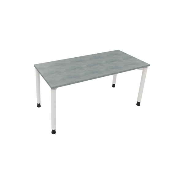 4003969082526 - Schreibtisch All in One 810039683 höhenverstellbar 68-82cm (H) rechteckig beton hell   verkehrsweiß 4003969082526 Soennecken