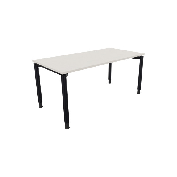 4003969082571 - Schreibtisch All in One 810039701 höhenverstellbar 68-82cm (H) rechteckig diamantweiß   anthrazitmetallic 4003969082571 Soenn