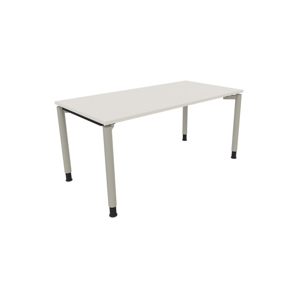4003969082007 - Schreibtisch All in One 810039801 höhenverstellbar 68-82cm (H) rechteckig diamantweiß   silberaluminium 4003969082007 Soennec