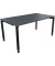 Schreibtisch All in One, manuell höhenverstellbar, 68-82cm (H), 160x90cm (BxT), rechteckig, lavagrau / anthrazit metallic