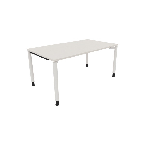 4003969082793 - Schreibtisch All in One 810040201 höhenverstellbar 68-82cm (H) rechteckig diamant weiß   verkehrsweiß 4003969082793 Soennecke