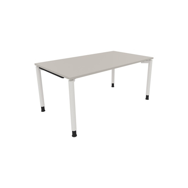 4003969082632 - Schreibtisch All in One 810040281 höhenverstellbar 68-82cm (H) rechteckig lichtgrau   verkehrsweiß 4003969082632 Soennecken