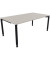 Schreibtisch All in One, manuell höhenverstellbar, 68-82cm (H), 180x100cm (BxT), rechteckig, lichtgrau / anthrazit metallic