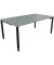 Schreibtisch All in One, manuell höhenverstellbar, 68-82cm (H), 180x100cm (BxT), rechteckig, beton hell / anthrazit metallic