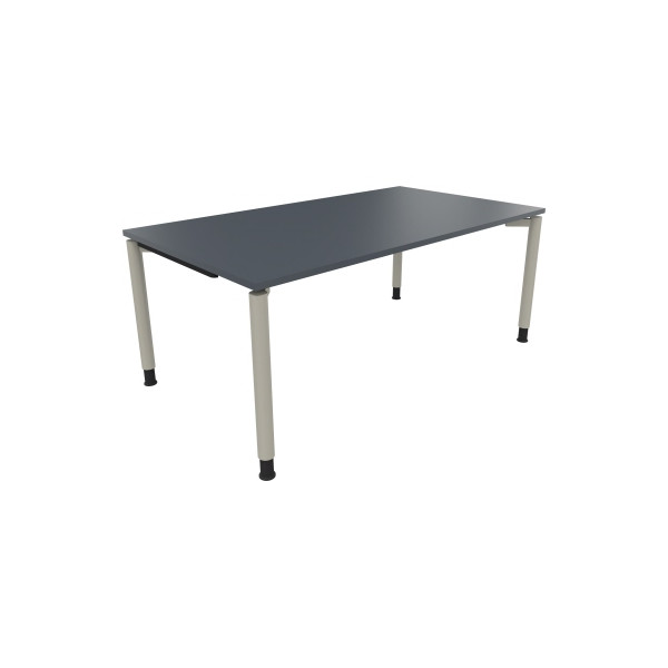 4003969082083 - Schreibtisch All in One 810040482 höhenverstellbar 68-82cm (H) rechteckig lavagrau   silberaluminium 4003969082083 Soennecken