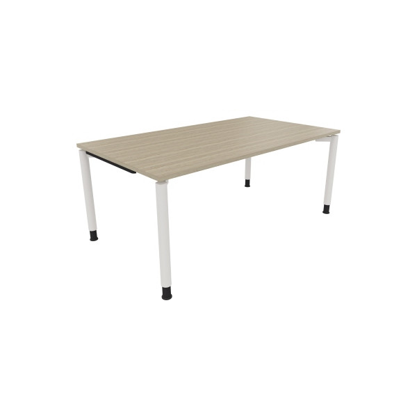4003969082199 - Schreibtisch All in One 810040571 höhenverstellbar 68-82cm (H) rechteckig eiche natur   verkehrsweiß 4003969082199 Soennecken