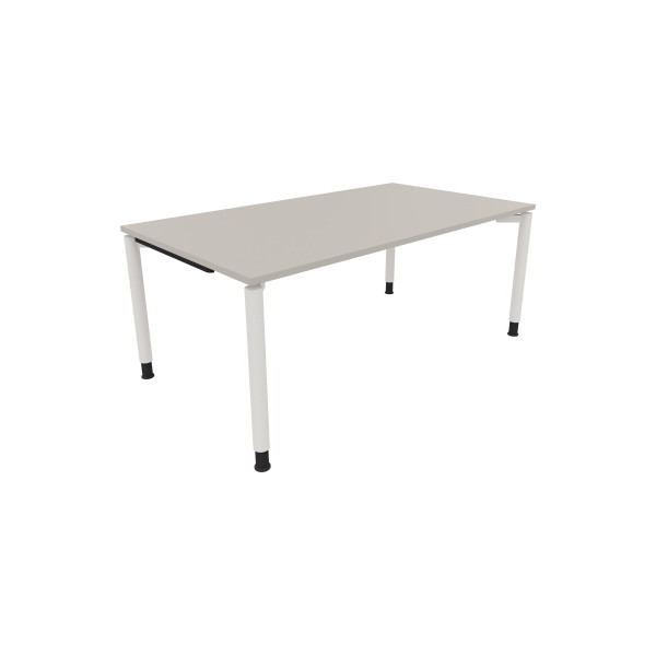 4003969082120 - Schreibtisch All in One 810040581 höhenverstellbar 68-82cm (H) rechteckig lichtgrau   verkehrsweiß 4003969082120 Soennecken
