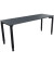 Schreibtisch All in One, manuell höhenverstellbar, 68-82cm (H), 180x60cm (BxT), rechteckig, lavagrau / anthrazit metallic