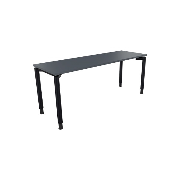 4003969086418 - Schreibtisch All in One 810040682 höhenverstellbar 68-82cm (H) rechteckig lavagrau   anthrazitmetallic 4003969086418 Soenneck