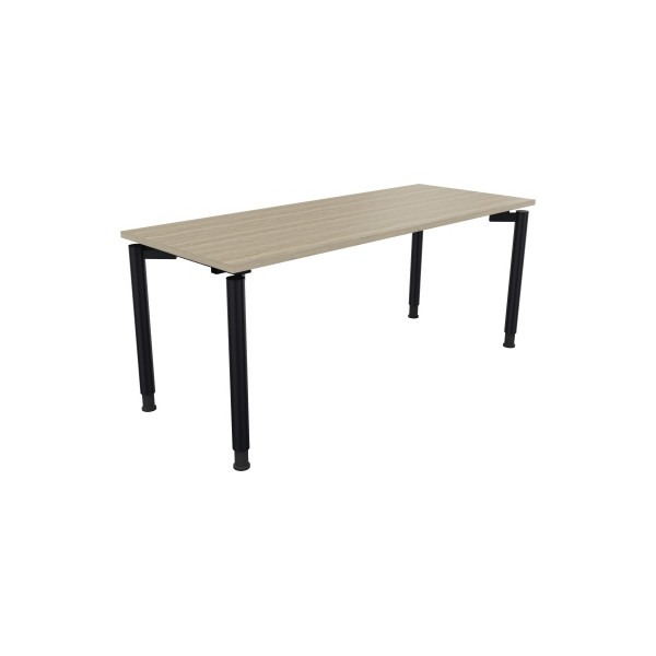 4003969086586 - Schreibtisch All in One 810040971 höhenverstellbar 68-82cm (H) rechteckig eiche natur   anthrazit metallic 4003969086586 Soen