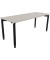 Schreibtisch All in One, manuell höhenverstellbar, 68-82cm (H), 180x70cm (BxT), rechteckig, lichtgrau / anthrazit metallic