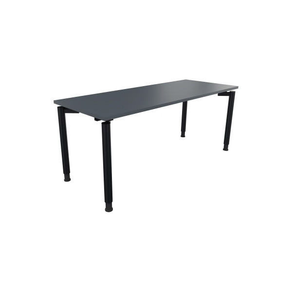 4003969086593 - Schreibtisch All in One 810040982 höhenverstellbar 68-82cm (H) rechteckig lavagrau   anthrazit metallic 4003969086593 Soennec
