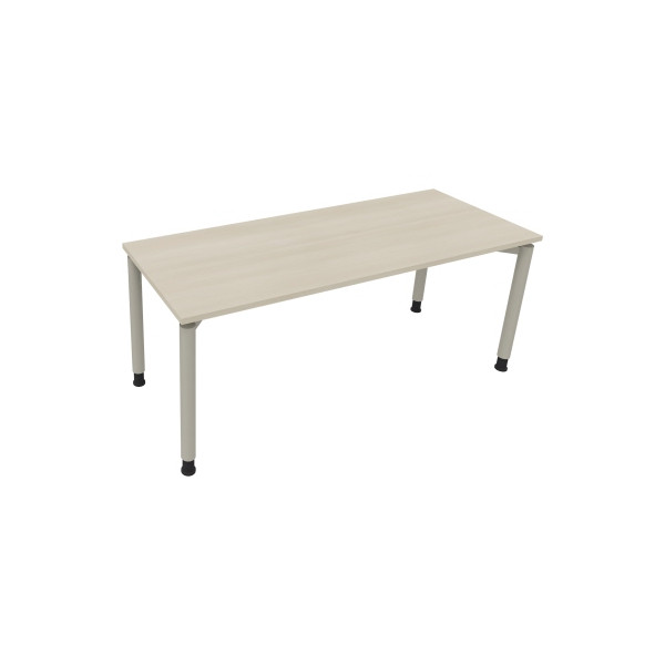 4003969086616 - Schreibtisch All in One 810041072 höhenverstellbar 68-82cm (H) rechteckig akazie hell   silberaluminium 4003969086616 Soennec