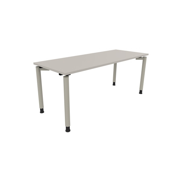 4003969086661 - Schreibtisch All in One 810041081 höhenverstellbar 68-82cm (H) rechteckig lichtgrau   silberaluminium 4003969086661 Soennecke