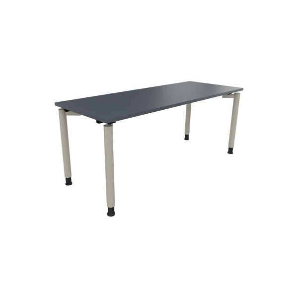 4003969086654 - Schreibtisch All in One 810041082 höhenverstellbar 68-82cm (H) rechteckig lavagrau   silberaluminium 4003969086654 Soennecken
