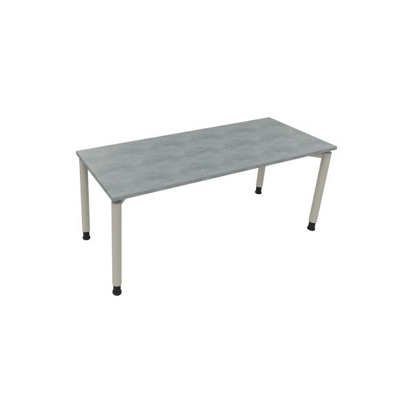 4003969086623 - Schreibtisch All in One 810041083 höhenverstellbar 68-82cm (H) rechteckig beton hell   silberaluminium 4003969086623 Soenneck