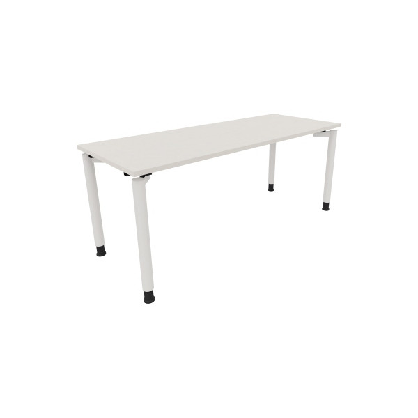 4003969086692 - Schreibtisch All in One 810041101 höhenverstellbar 68-82cm (H) rechteckig diamant weiß   verkehrsweiß 4003969086692 Soennecke
