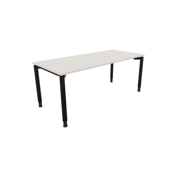 4003969086753 - Schreibtisch All in One 810041201 höhenverstellbar 68-82cm (H) rechteckig diamantweiß   anthrazitmetallic 4003969086753 Soenn
