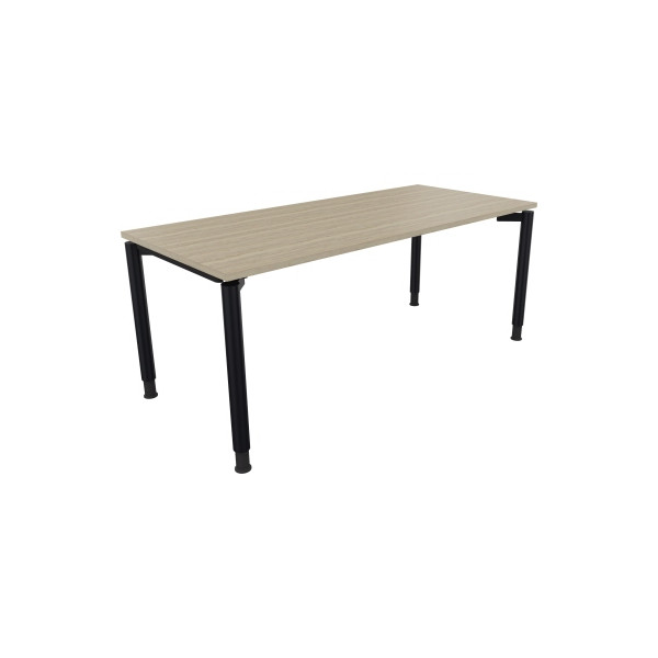 4003969086821 - Schreibtisch All in One 810041271 höhenverstellbar 68-82cm (H) rechteckig eiche natur   anthrazitmetallic 4003969086821 Soenn