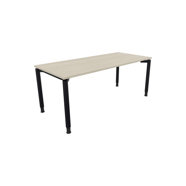 4003969086739 - Schreibtisch All in One 810041272 höhenverstellbar 68-82cm (H) rechteckig akazie hell   anthrazitmetallic 4003969086739 Soenn