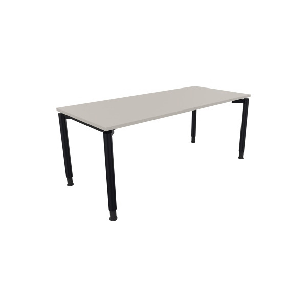 4003969086883 - Schreibtisch All in One 810041281 höhenverstellbar 68-82cm (H) rechteckig lichtgrau   anthrazitmetallic 4003969086883 Soennec