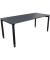 Schreibtisch All in One, manuell höhenverstellbar, 68-82cm (H), 180x80cm (BxT), rechteckig, lavagrau / anthrazit metallic