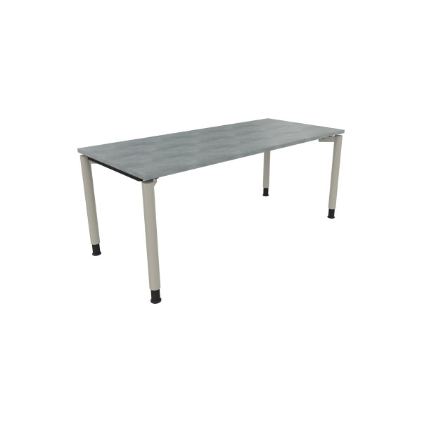 4003969086807 - Schreibtisch All in One 810041383 höhenverstellbar 68-82cm (H) rechteckig beton hell   silberaluminium 4003969086807 Soenneck