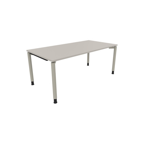 4003969086302 - Schreibtisch All in One 810041681 höhenverstellbar 68-82cm (H) rechteckig lichtgrau   silberaluminium 4003969086302 Soennecke
