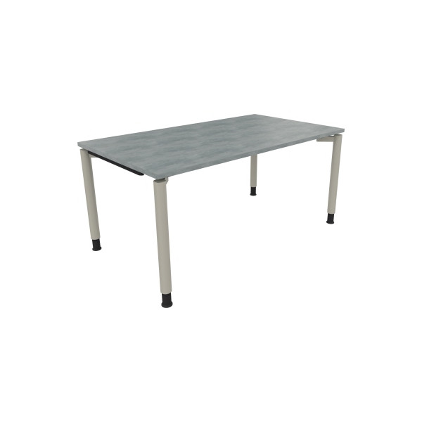 4003969086265 - Schreibtisch All in One 810041683 höhenverstellbar 68-82cm (H) rechteckig beton hell   silberaluminium 4003969086265 Soenneck
