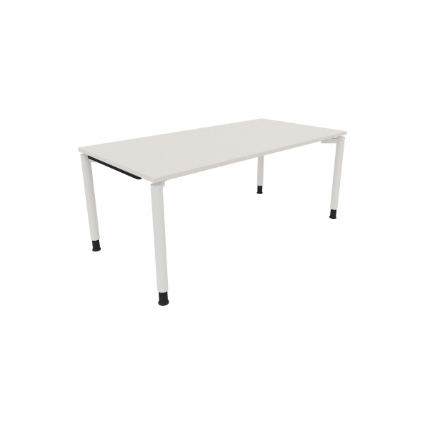 4003969086333 - Schreibtisch All in One 810041701 höhenverstellbar 68-82cm (H) rechteckig diamantweiß   verkehrsweiß 4003969086333 Soennecken