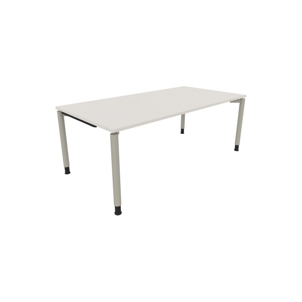 4003969083196 - Schreibtisch All in One 810041901 höhenverstellbar 68-82cm (H) rechteckig diamantweiß   silberaluminium 4003969083196 Soennec