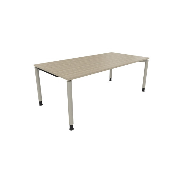 4003969083202 - Schreibtisch All in One 810041971 höhenverstellbar 68-82cm (H) rechteckig eiche natur   silberaluminium 4003969083202 Soennec
