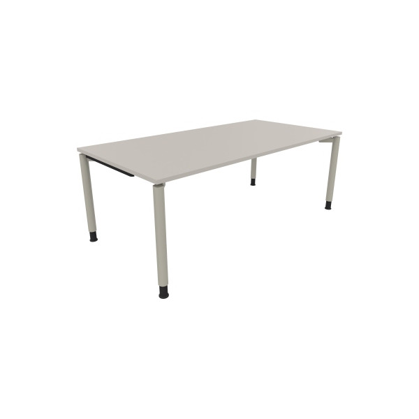 4003969083158 - Schreibtisch All in One 810041981 höhenverstellbar 68-82cm (H) rechteckig lichtgrau   silberaluminium 4003969083158 Soennecke