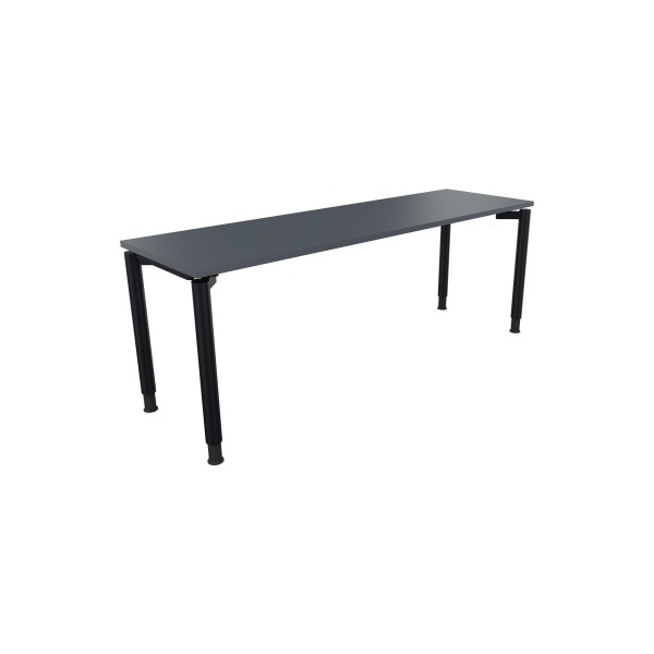 4003969083417 - Schreibtisch All in One 810042182 höhenverstellbar 68-82cm (H) rechteckig lavagrau   anthrazit metallic 4003969083417 Soennec