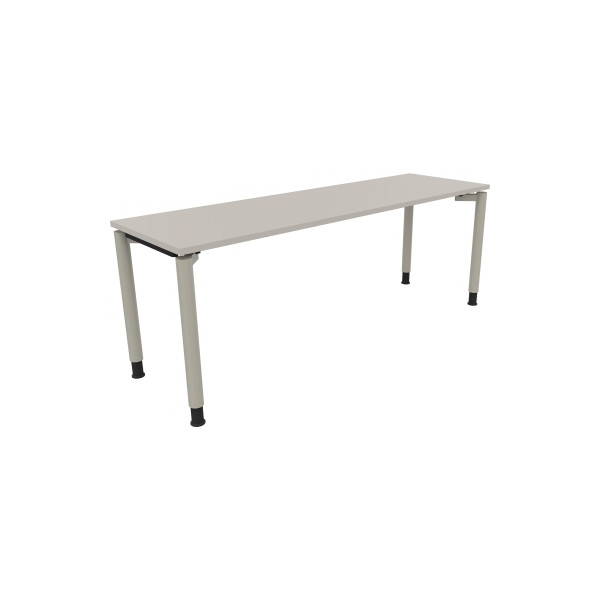 4003969083509 - Schreibtisch All in One 810042281 höhenverstellbar 68-82cm (H) rechteckig lichtgrau   silberaluminium 4003969083509 Soennecke
