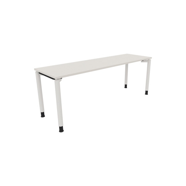 4003969083424 - Schreibtisch All in One 810042301 höhenverstellbar 68-82cm (H) rechteckig diamant weiß   verkehrsweiß 4003969083424 Soennecke