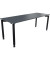 Schreibtisch All in One, manuell höhenverstellbar, 68-82cm (H), 200x70cm (BxT), rechteckig, lavagrau / anthrazit metallic