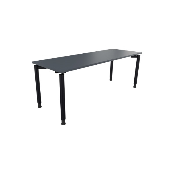 4003969083363 - Schreibtisch All in One 810042482 höhenverstellbar 68-82cm (H) rechteckig lavagrau   anthrazit metallic 4003969083363 Soennec